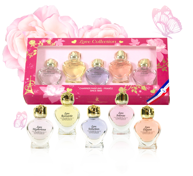 Top 10 - Les Parfums de France Set of perfumed water for women by CHARRIER  Parfums Buy for 27 roubles wholesale, cheap - B2BTRADE