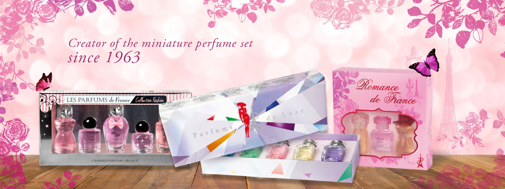 Charrier Parfums France - Creator of the miniature perfume set and
